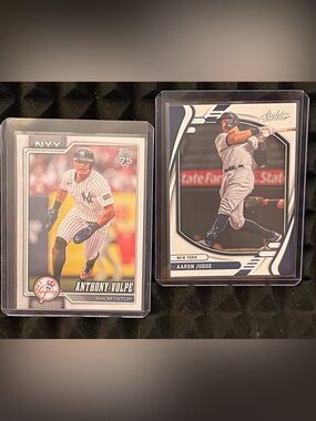 Aaron Judge 2022 Panini Absolute & 2025 Topps Series 1-Yankees